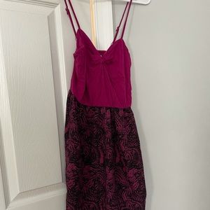 Pink and Black Silence and Noise Dress